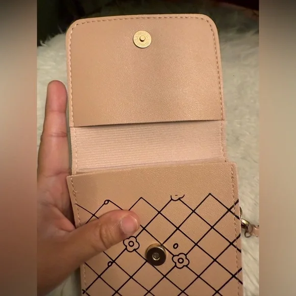 Cute Pink Crossbody Bag with Cat Design - Picture 9 of 9